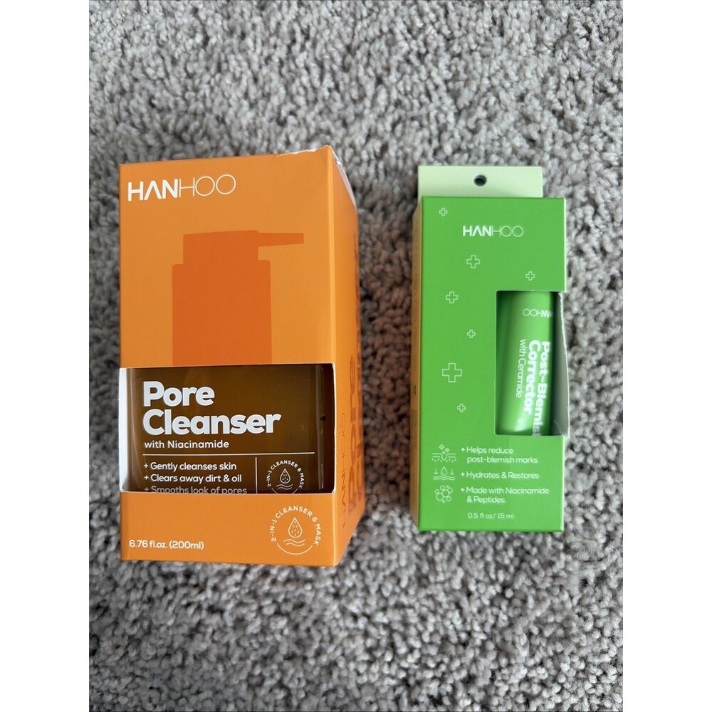 Hanhoo Pore Cleanser (200ml) + Post-Blemish Corrector Cream (15ml) Set